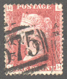 Great Britain Scott 33 Used Plate 195 - LH - Click Image to Close